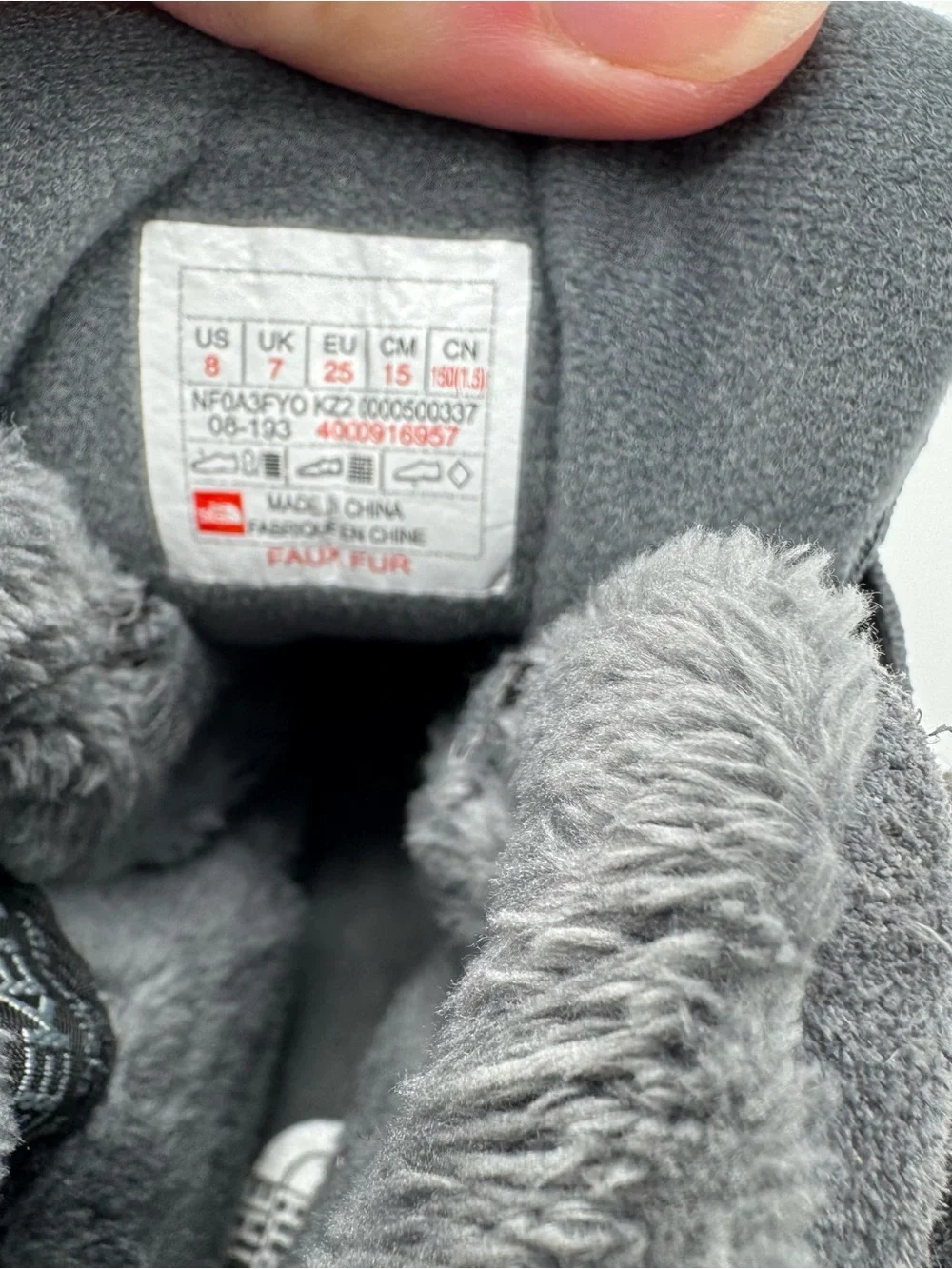 The North Face Toddler Alpenglow II Boots size 8
